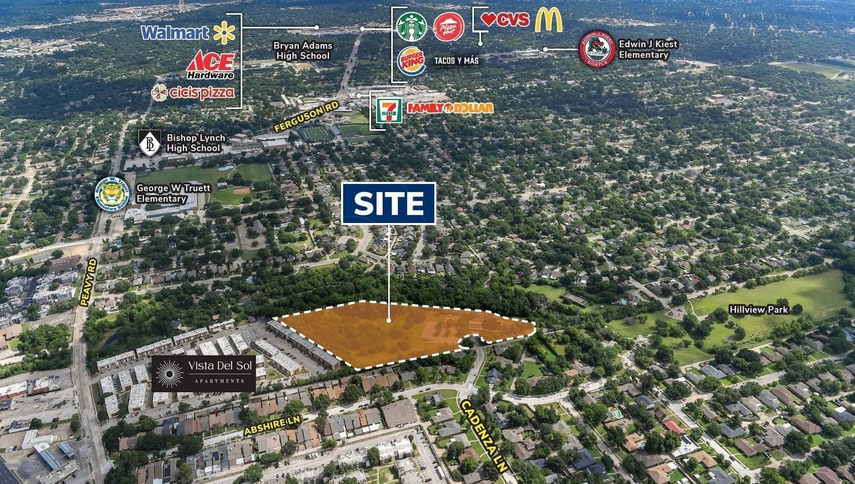 6.68 acres in Dallas County
