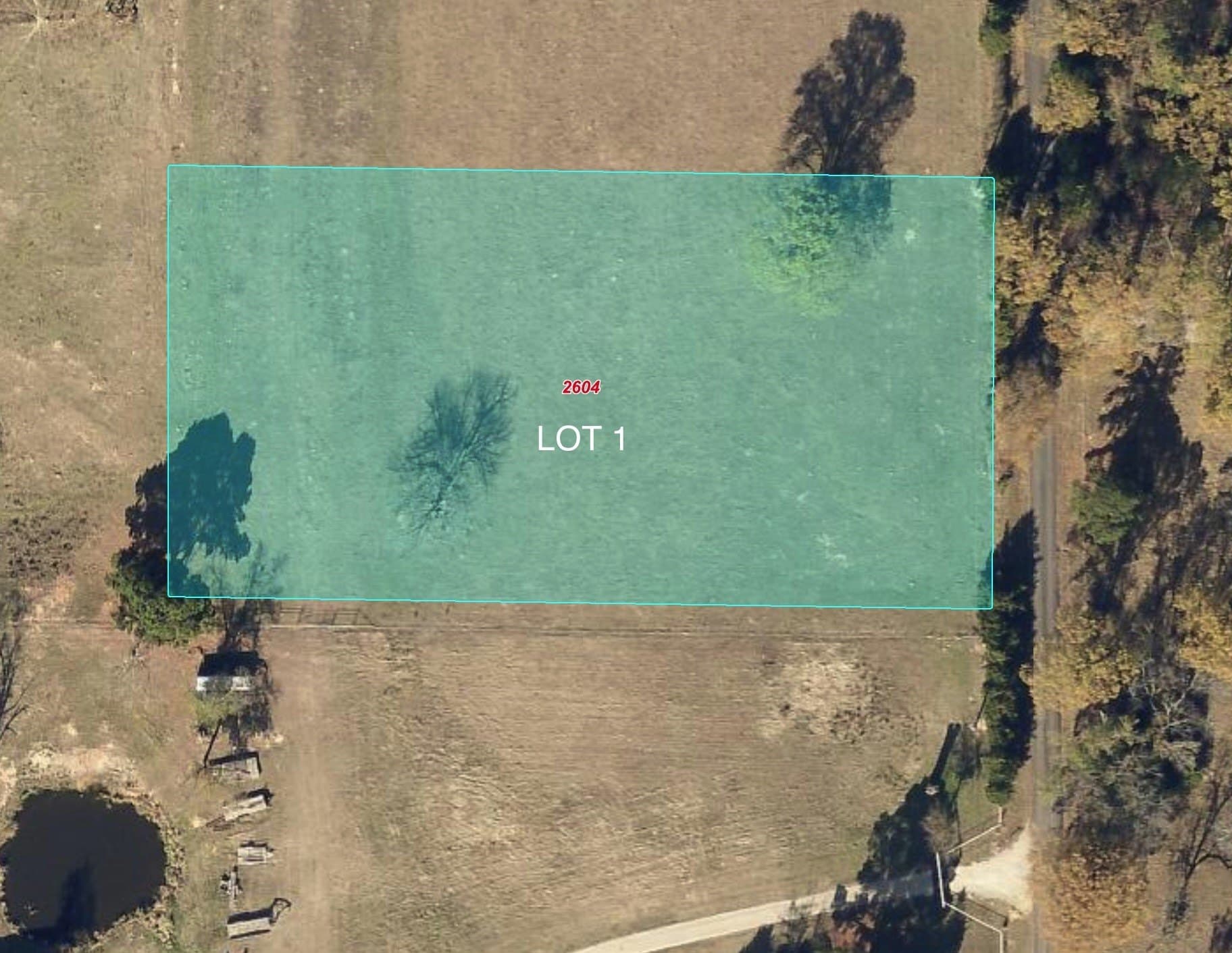 2 acres in Rains County