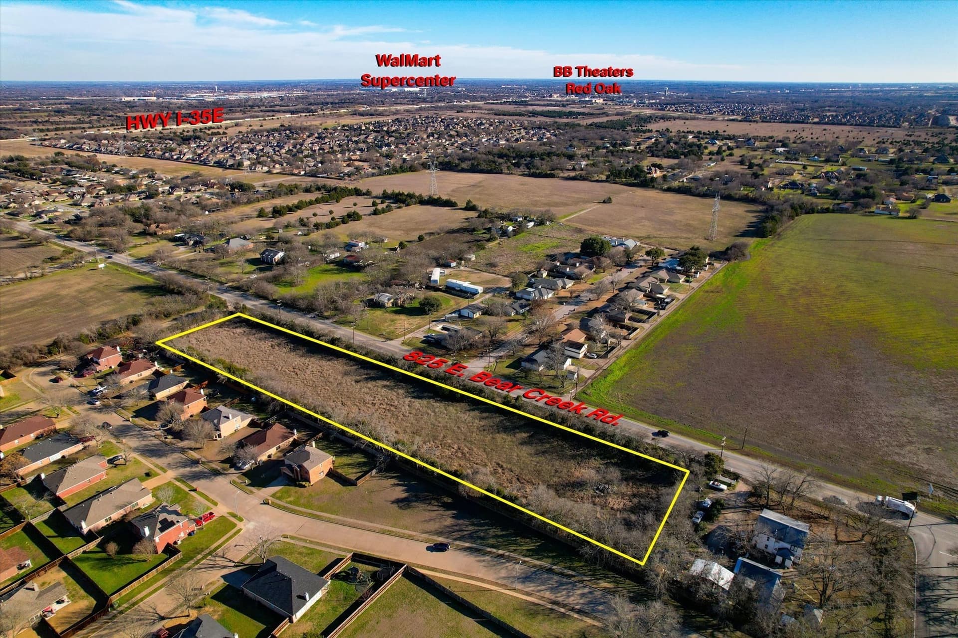 2 acres in Dallas County