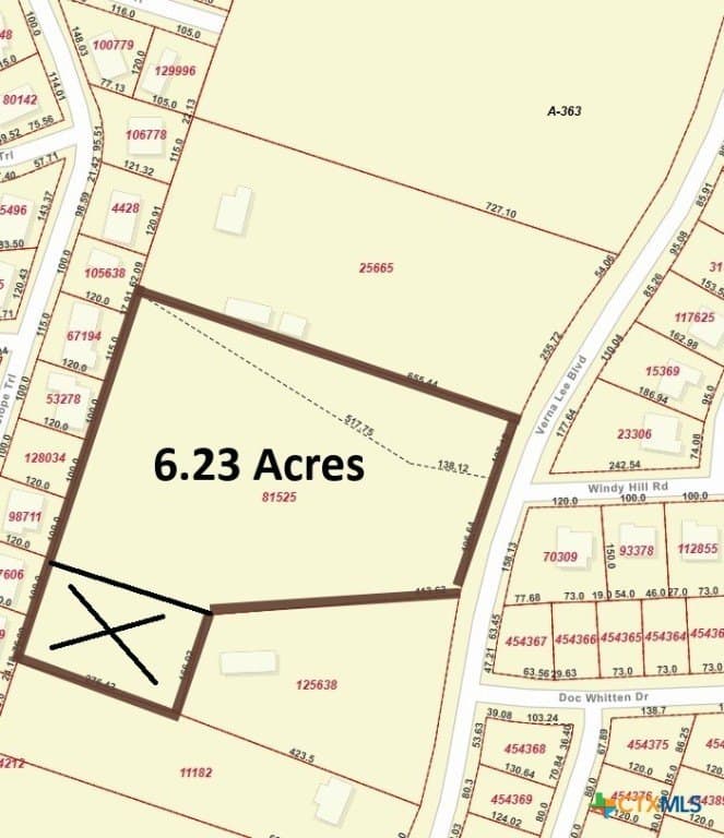 6.23 acres in Bell County