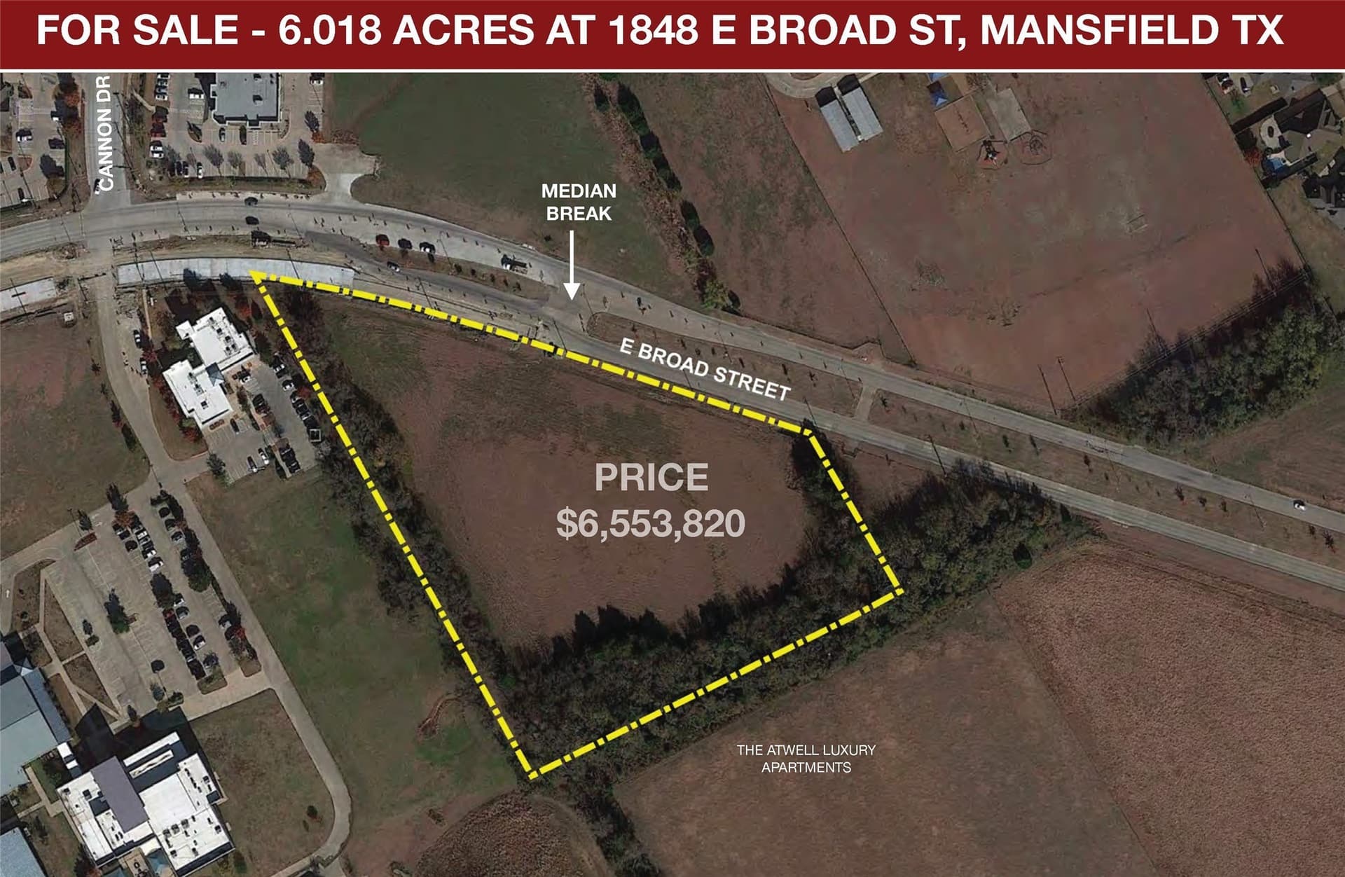 6.02 acres in Tarrant County