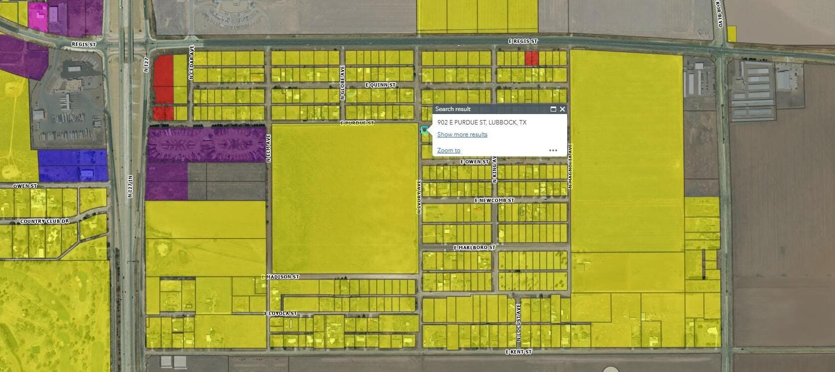 0.19 acres in Lubbock County