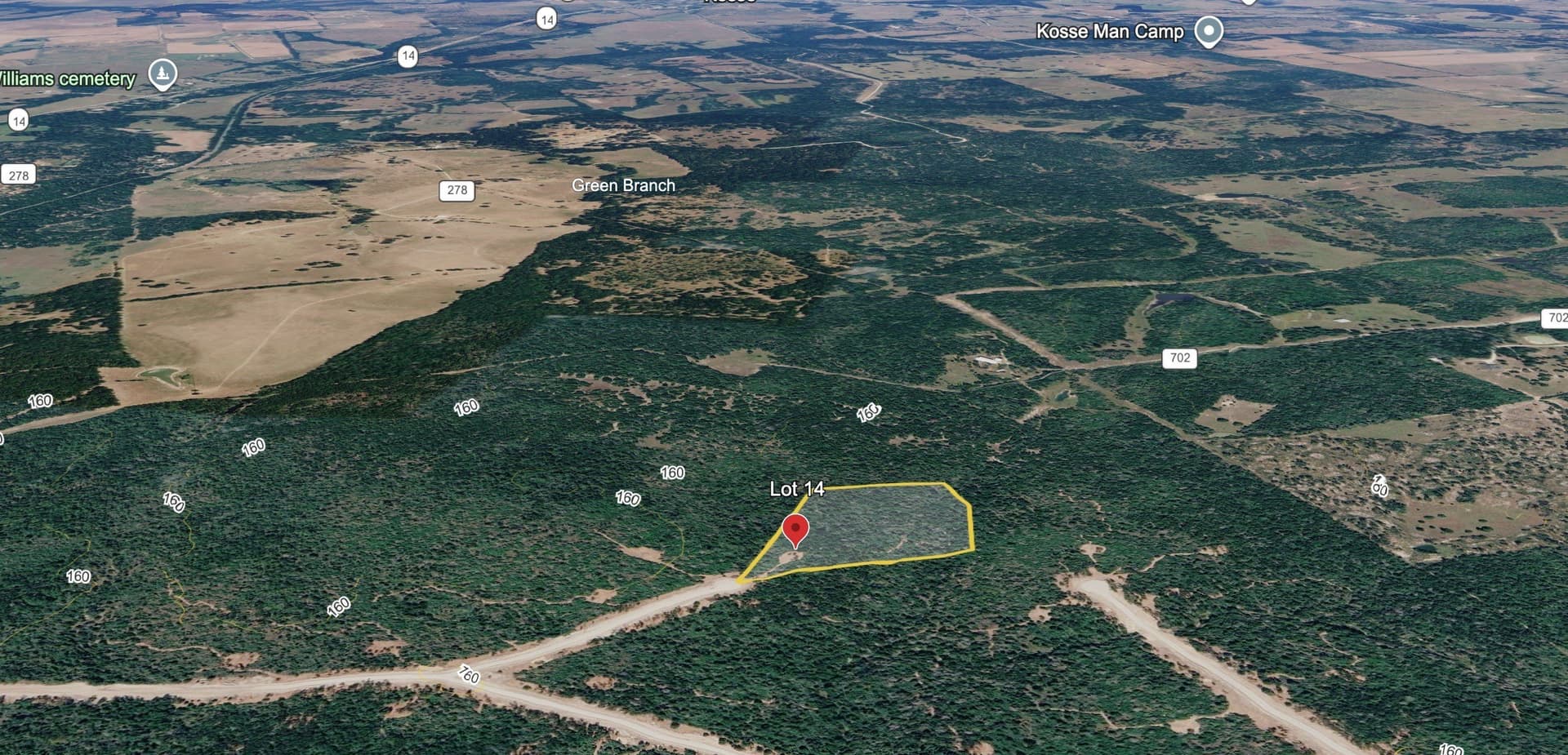 10.01 acres in Falls County