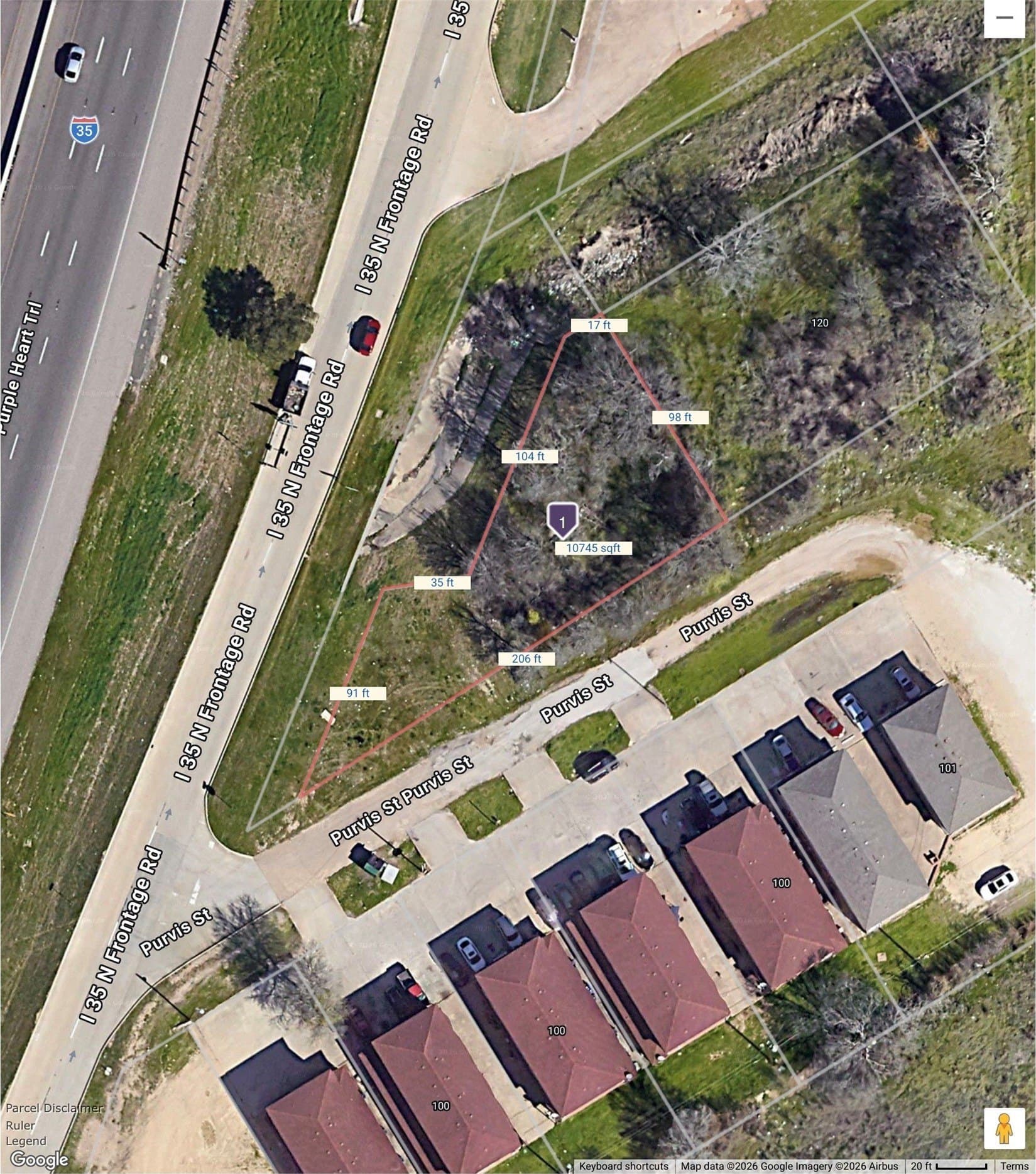 0.25 acres in McLennan County