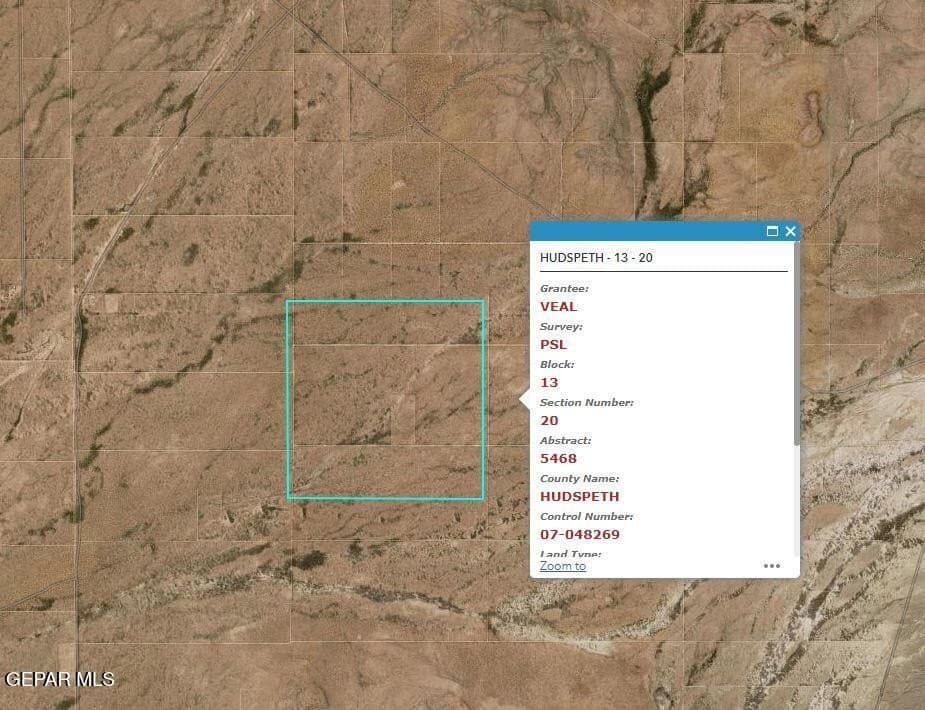 20 acres in Hudspeth County