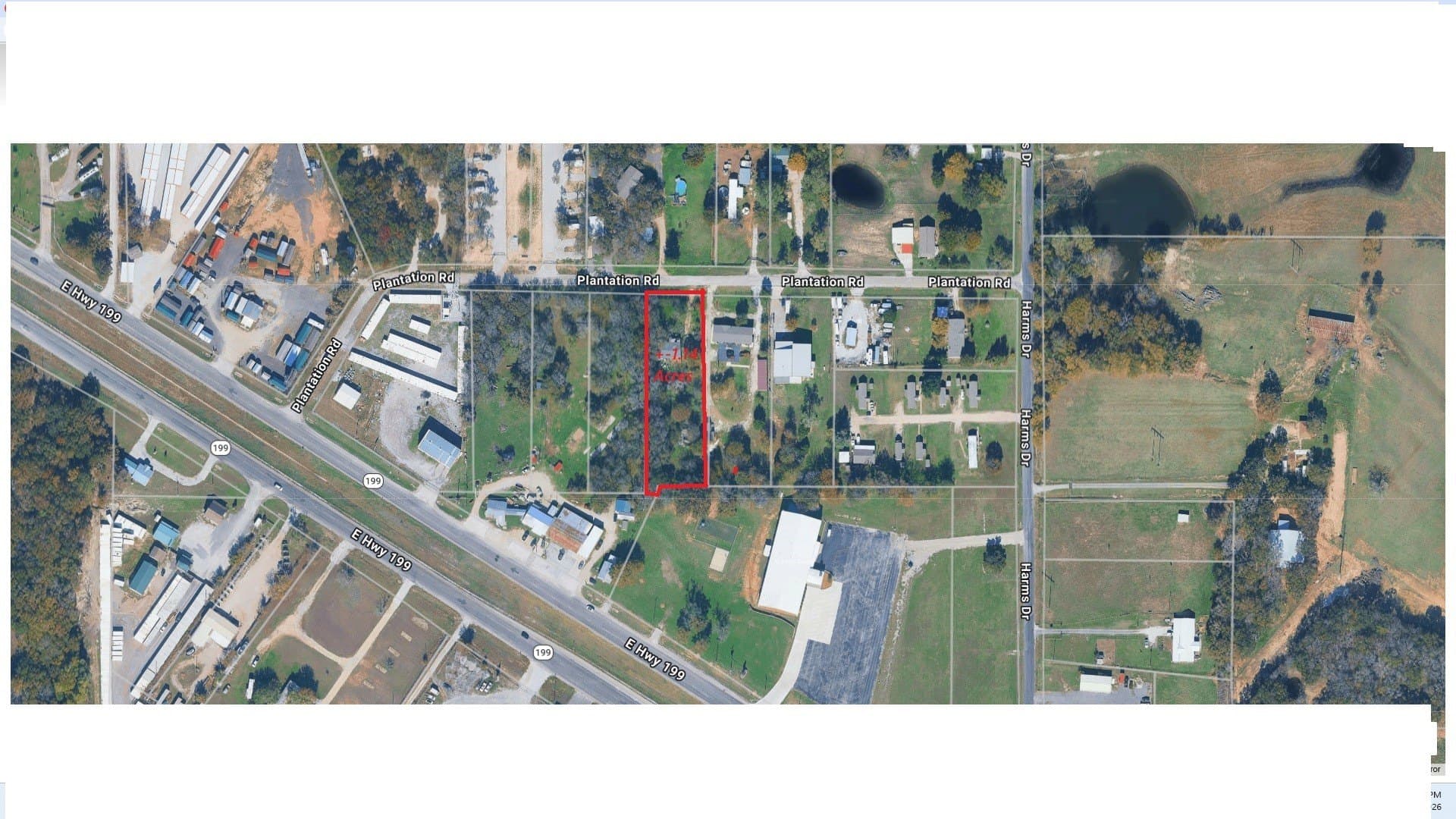 1.14 acres in Parker County