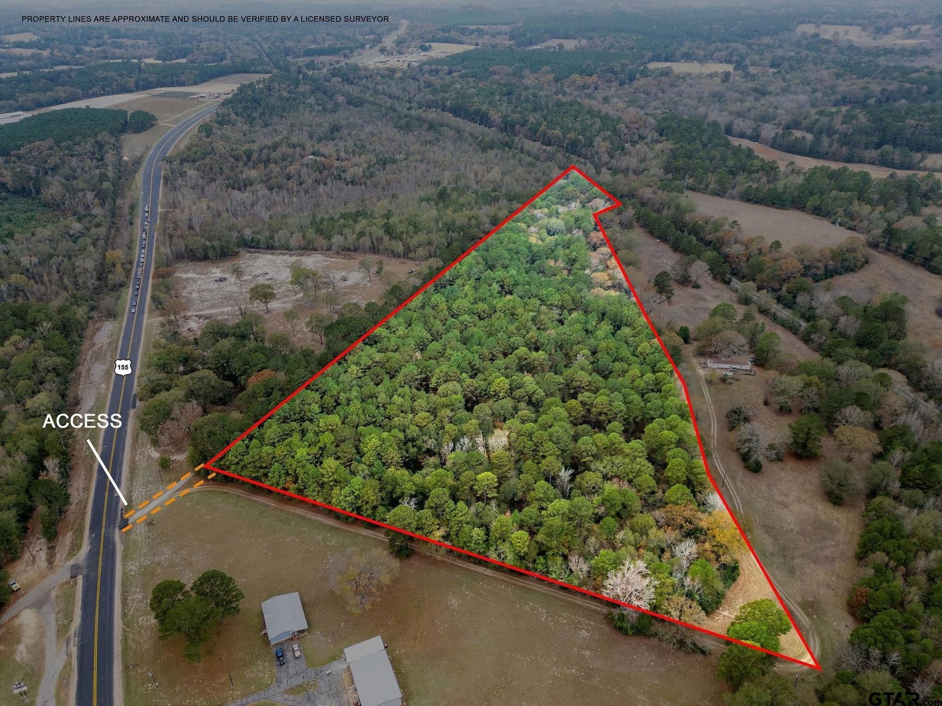 16.88 acres in Upshur County