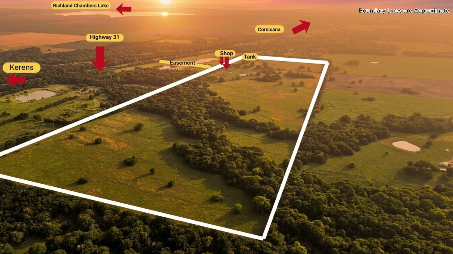 150.68 acres in Navarro County
