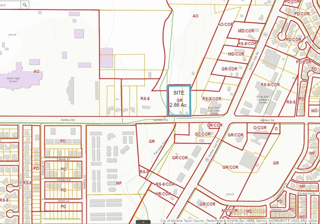 2.86 acres in Taylor County