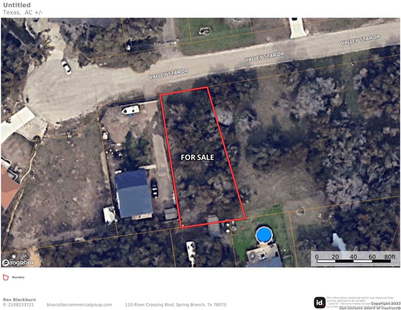 0.21 acres in Comal County