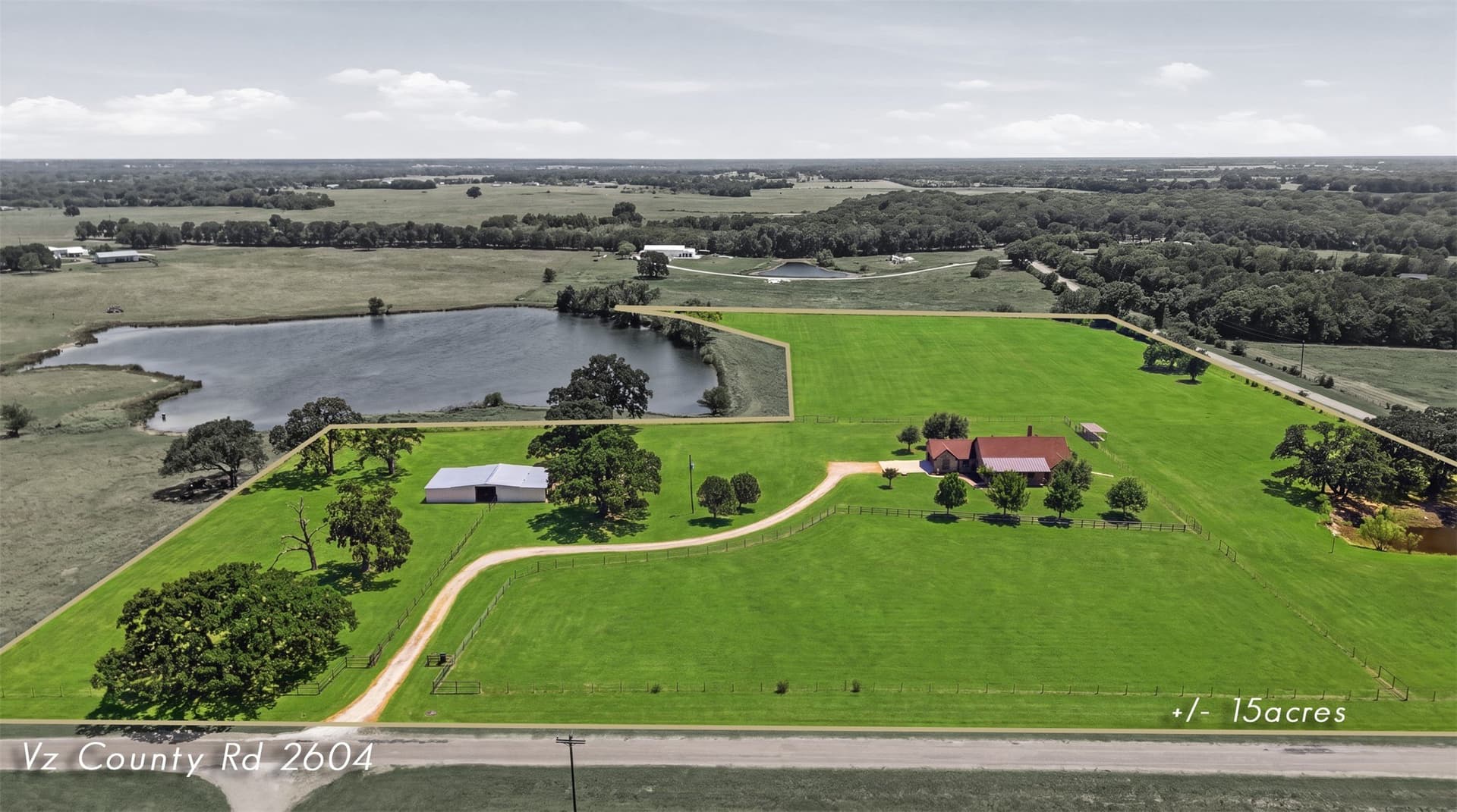 15 acres in Van Zandt County