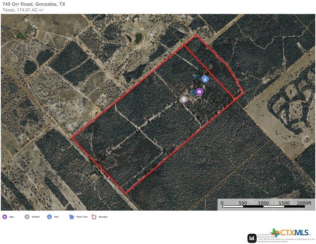 174 acres in Gonzales County