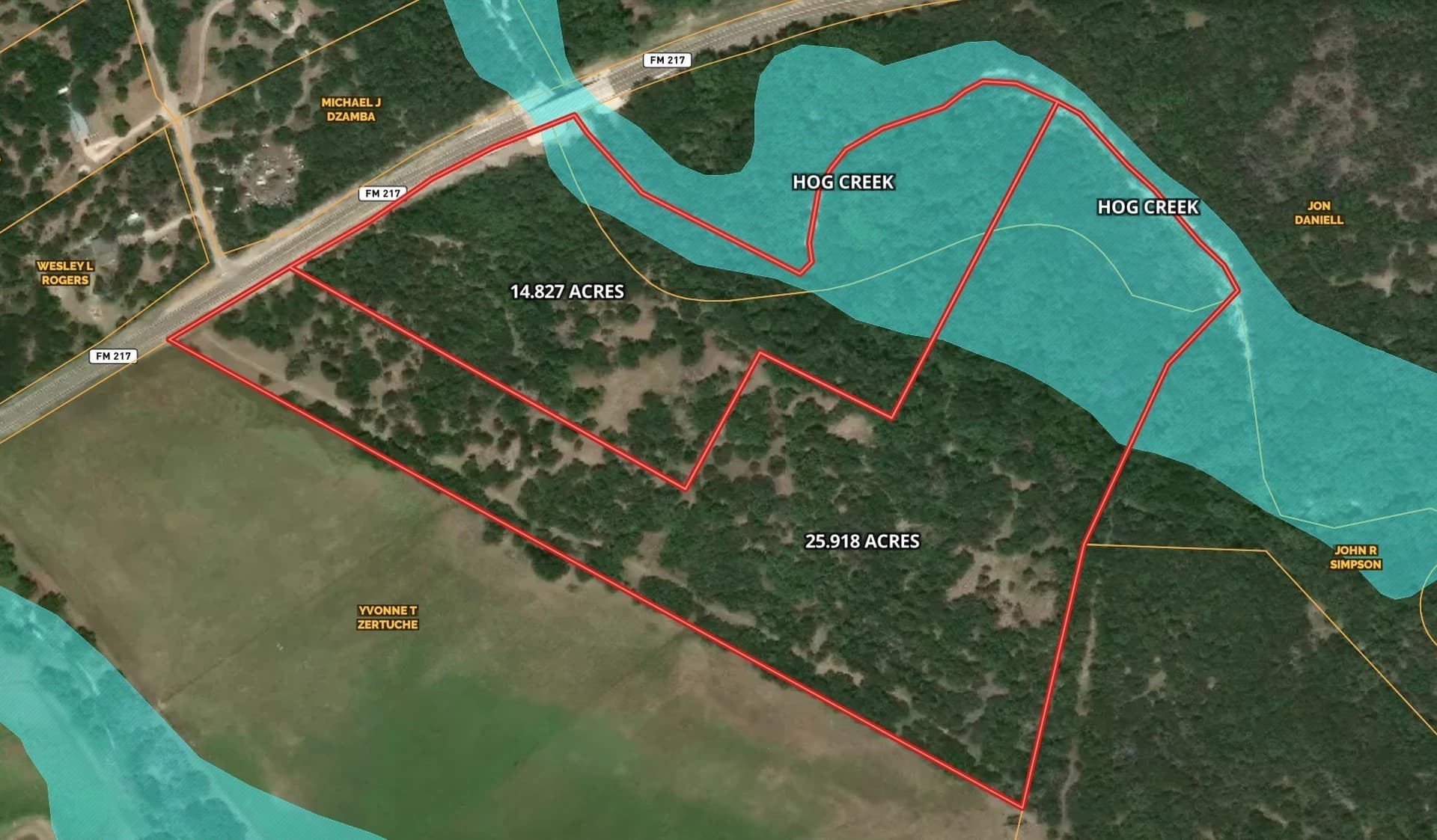 14.83 acres in Bosque County