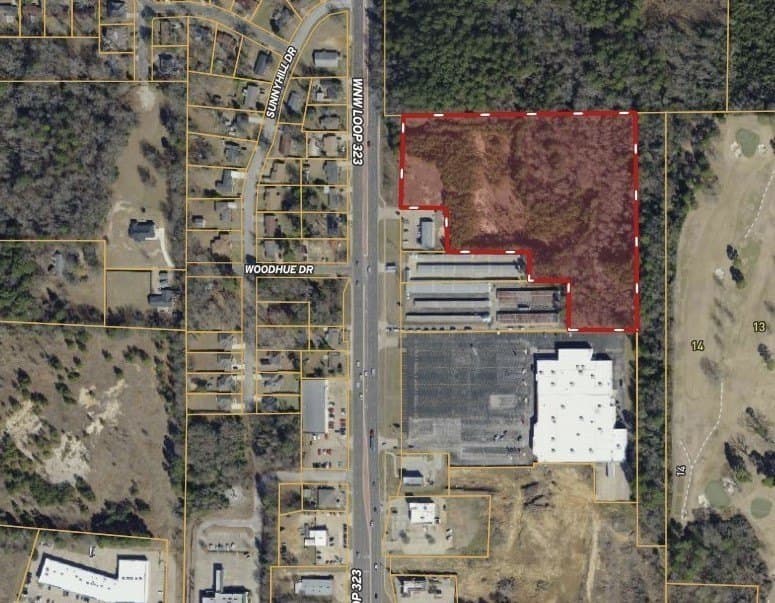 9.55 acres in Smith County