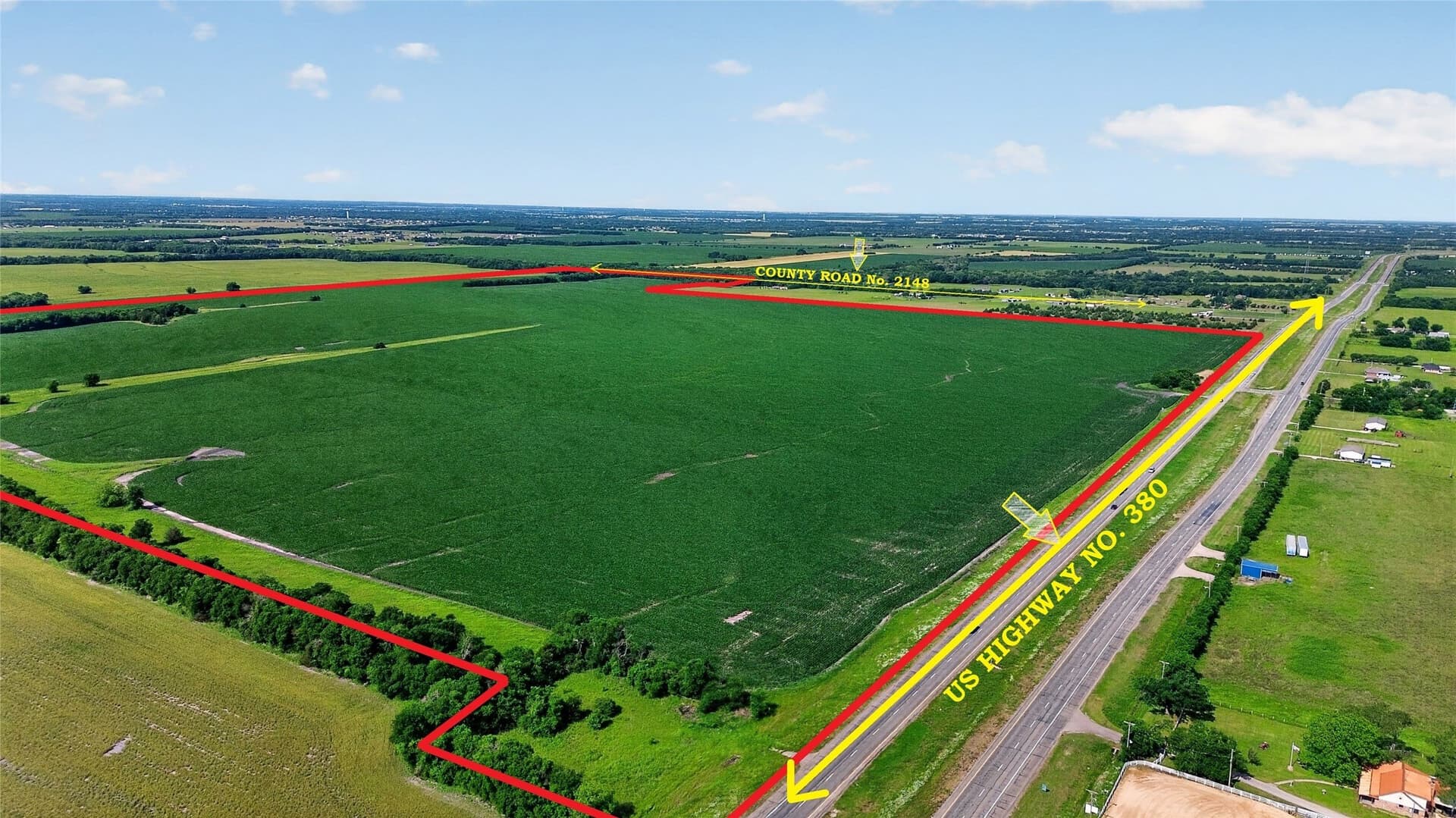 281.55 acres in Hunt County