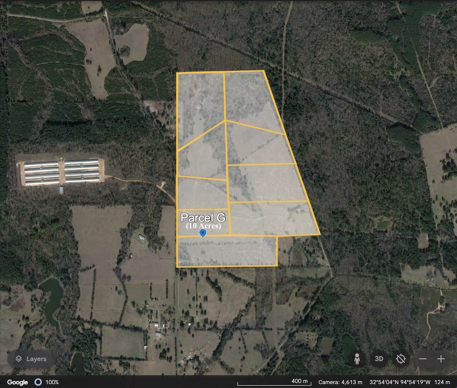 10 acres in Upshur County
