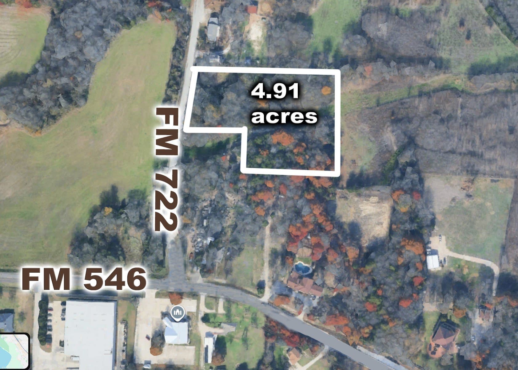 4.92 acres in Collin County