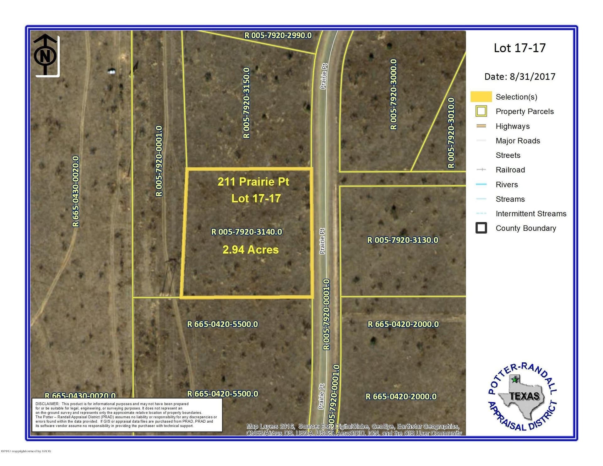 2.94 acres in Randall County