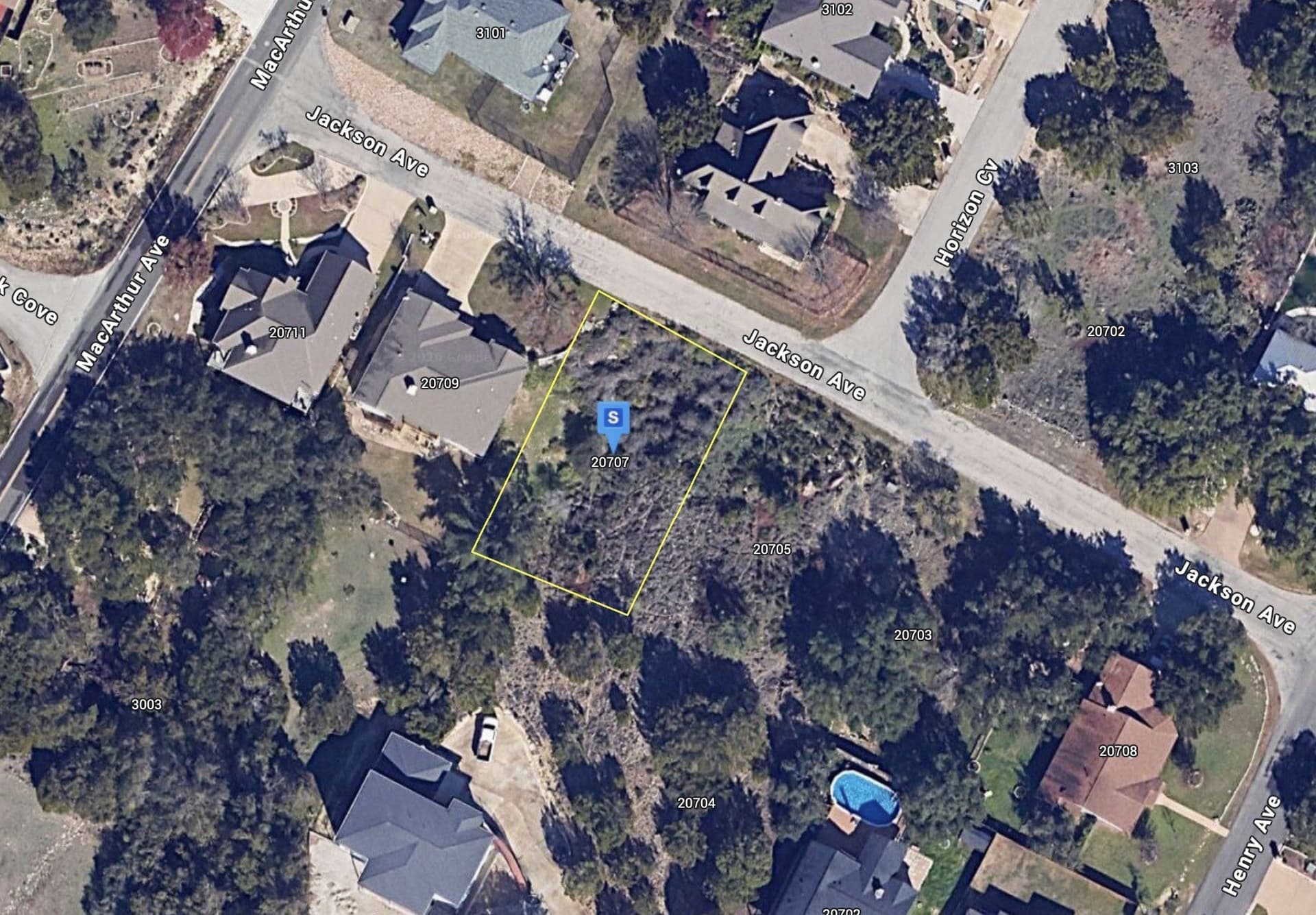 0.2 acres in Travis County