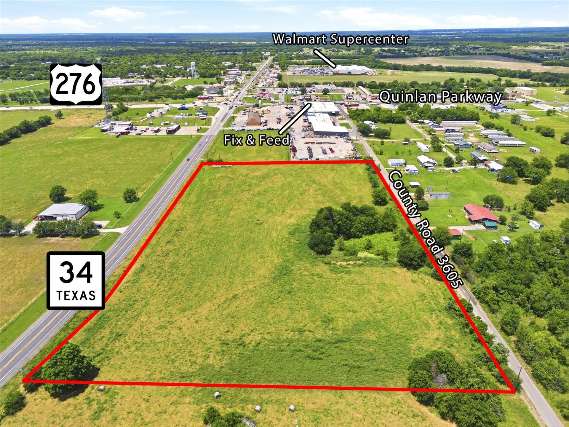 9.23 acres in Hunt County