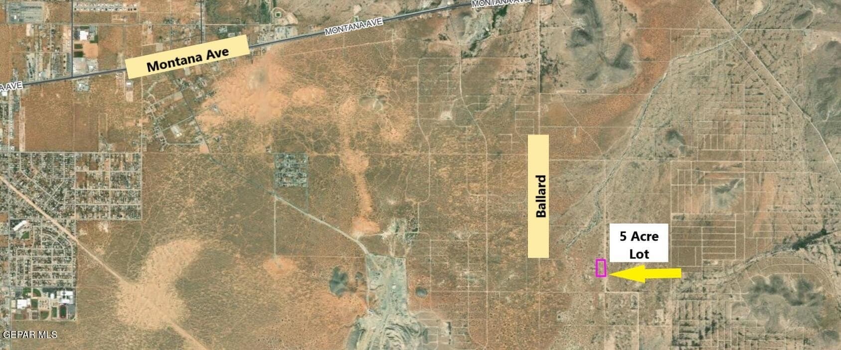 5 acres in El Paso County