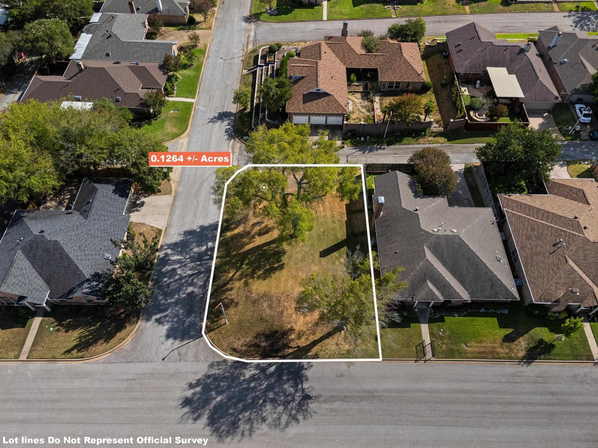 0.13 acres in Gregg County