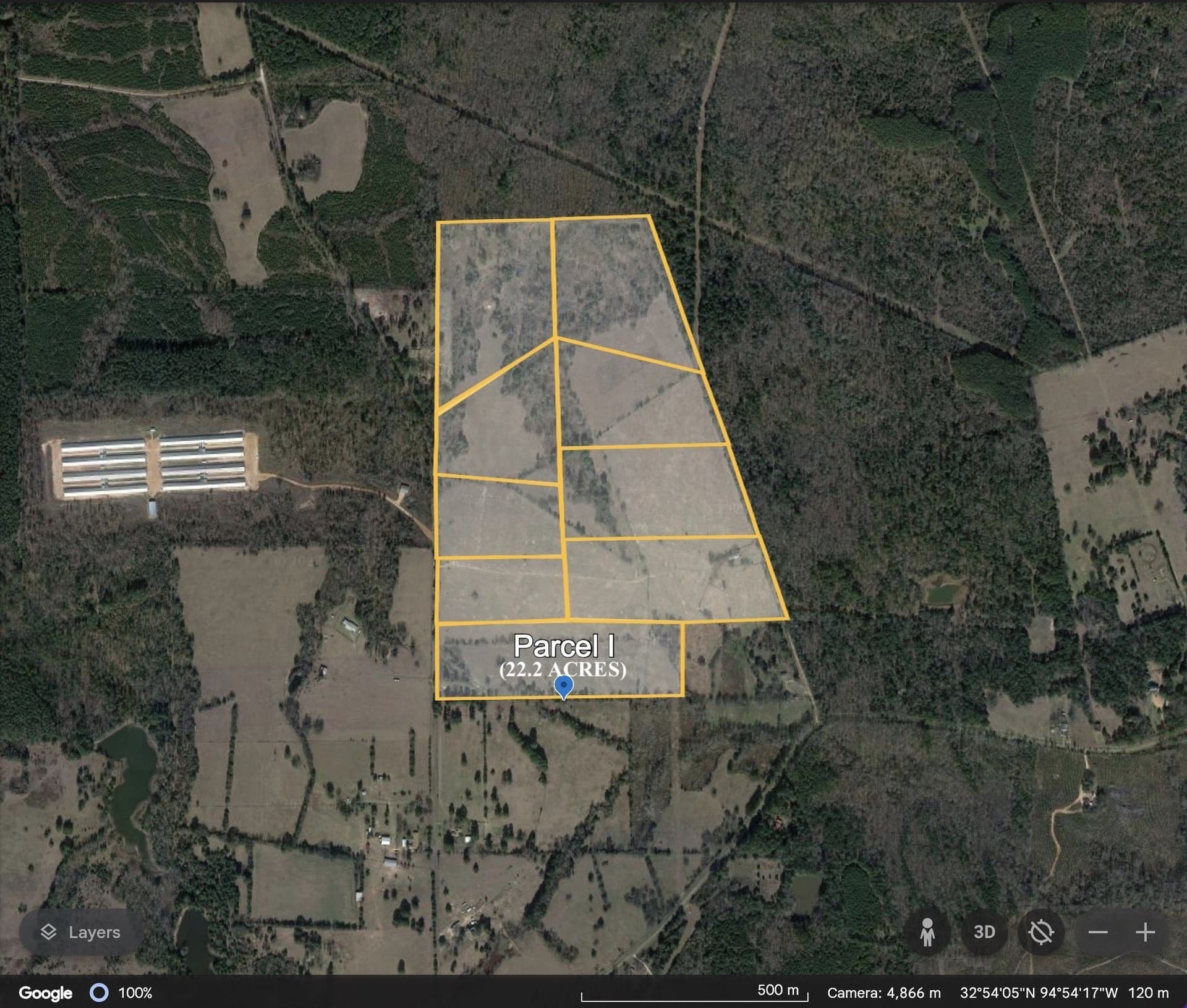 22.2 acres in Upshur County