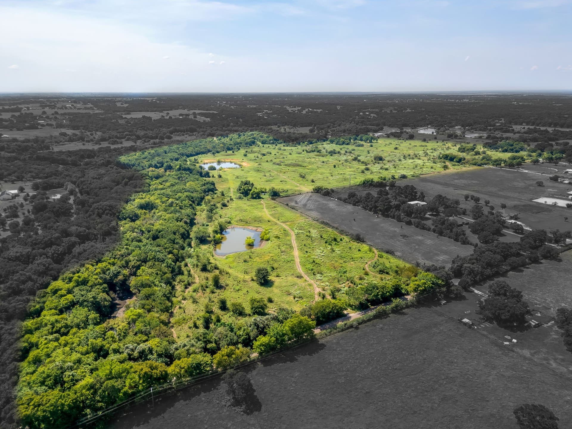 87.5 acres in Johnson County