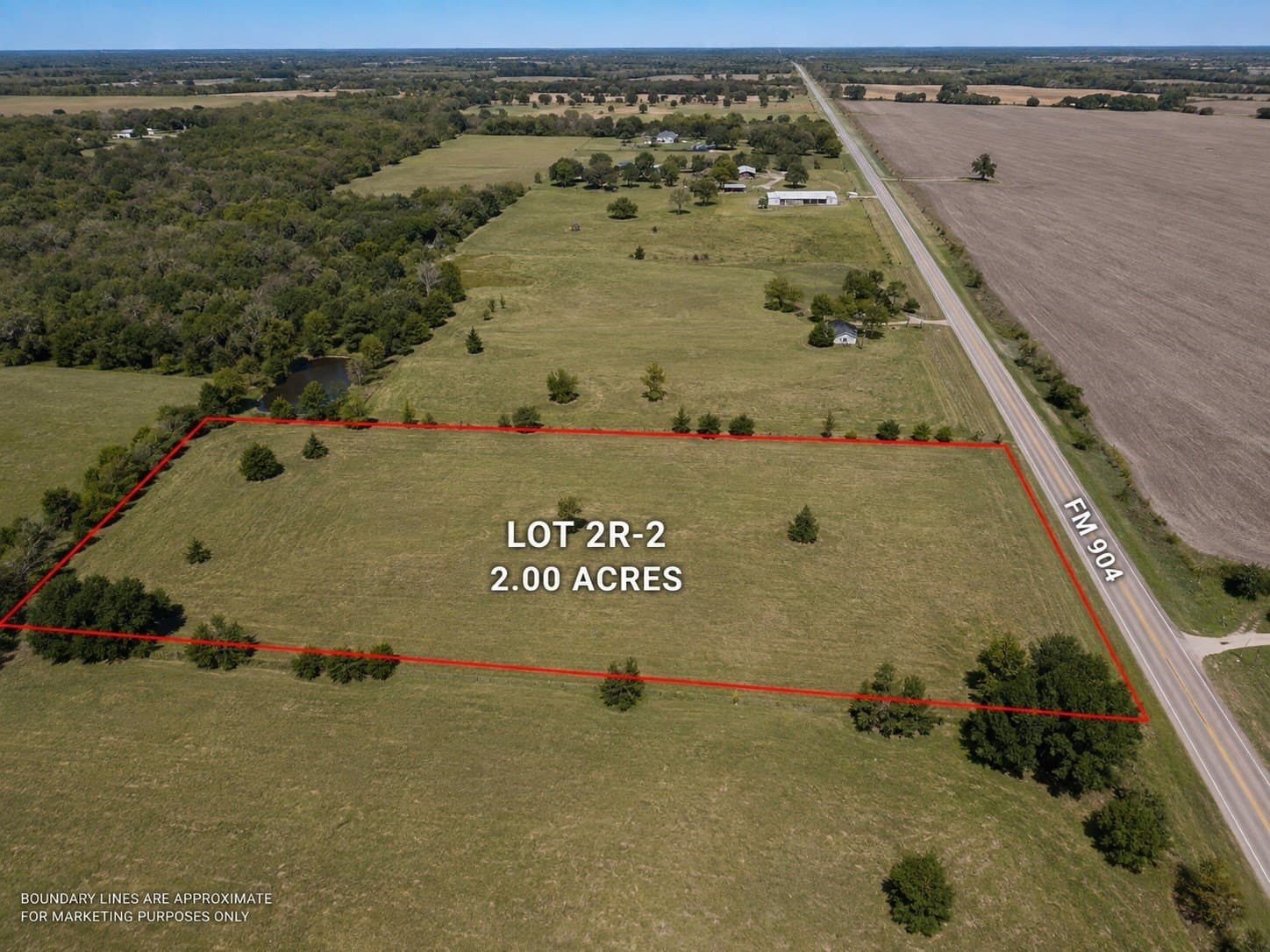 2 acres in Hunt County