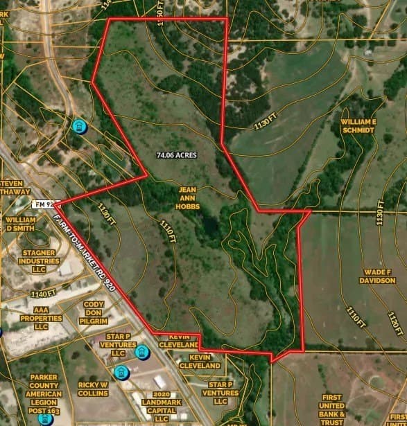 74 acres in Parker County