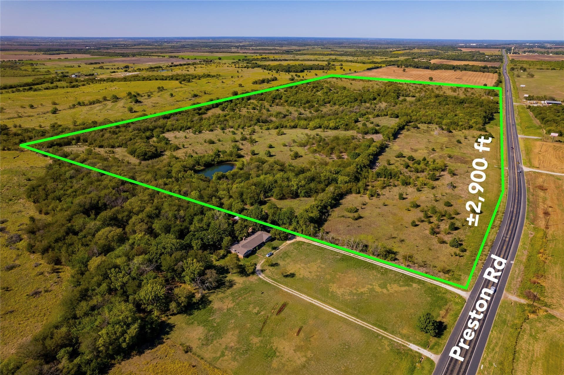 100 acres in Grayson County