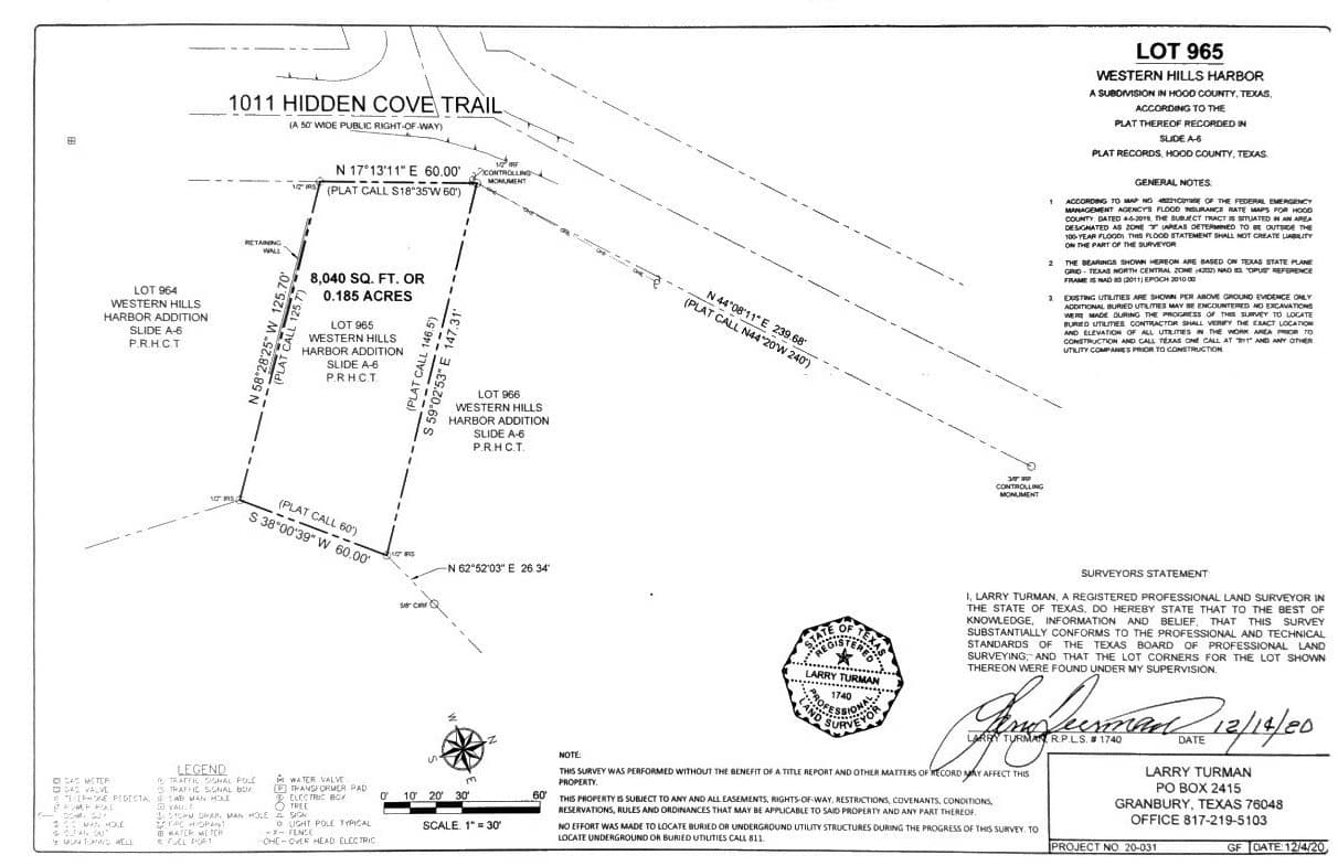 0.2 acres in Hood County