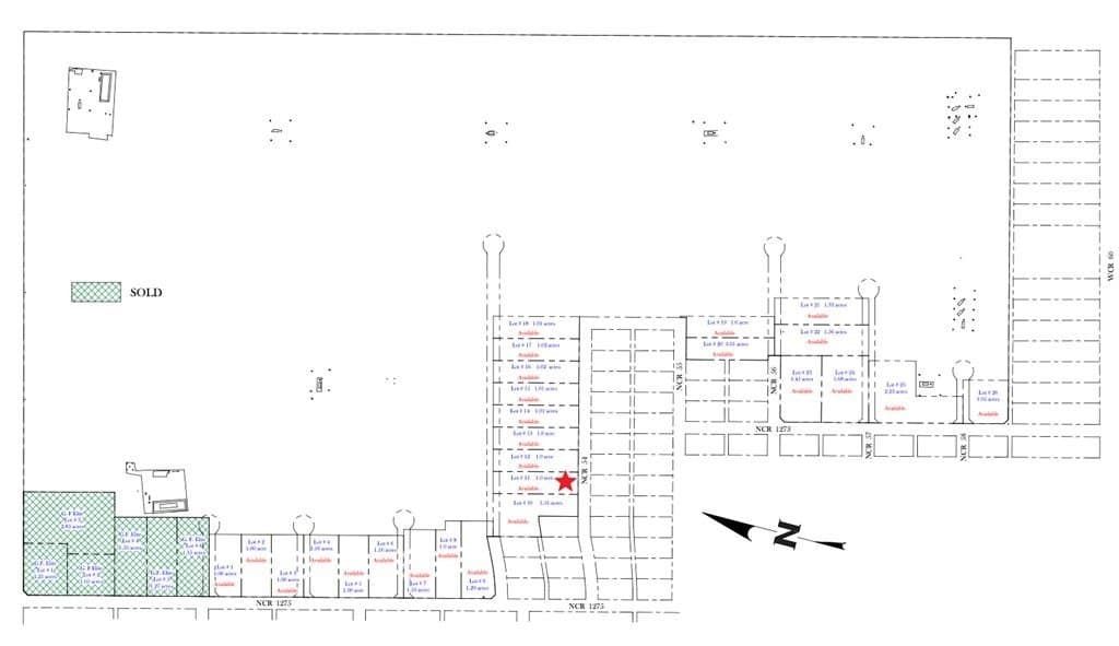 1 acres in Midland County