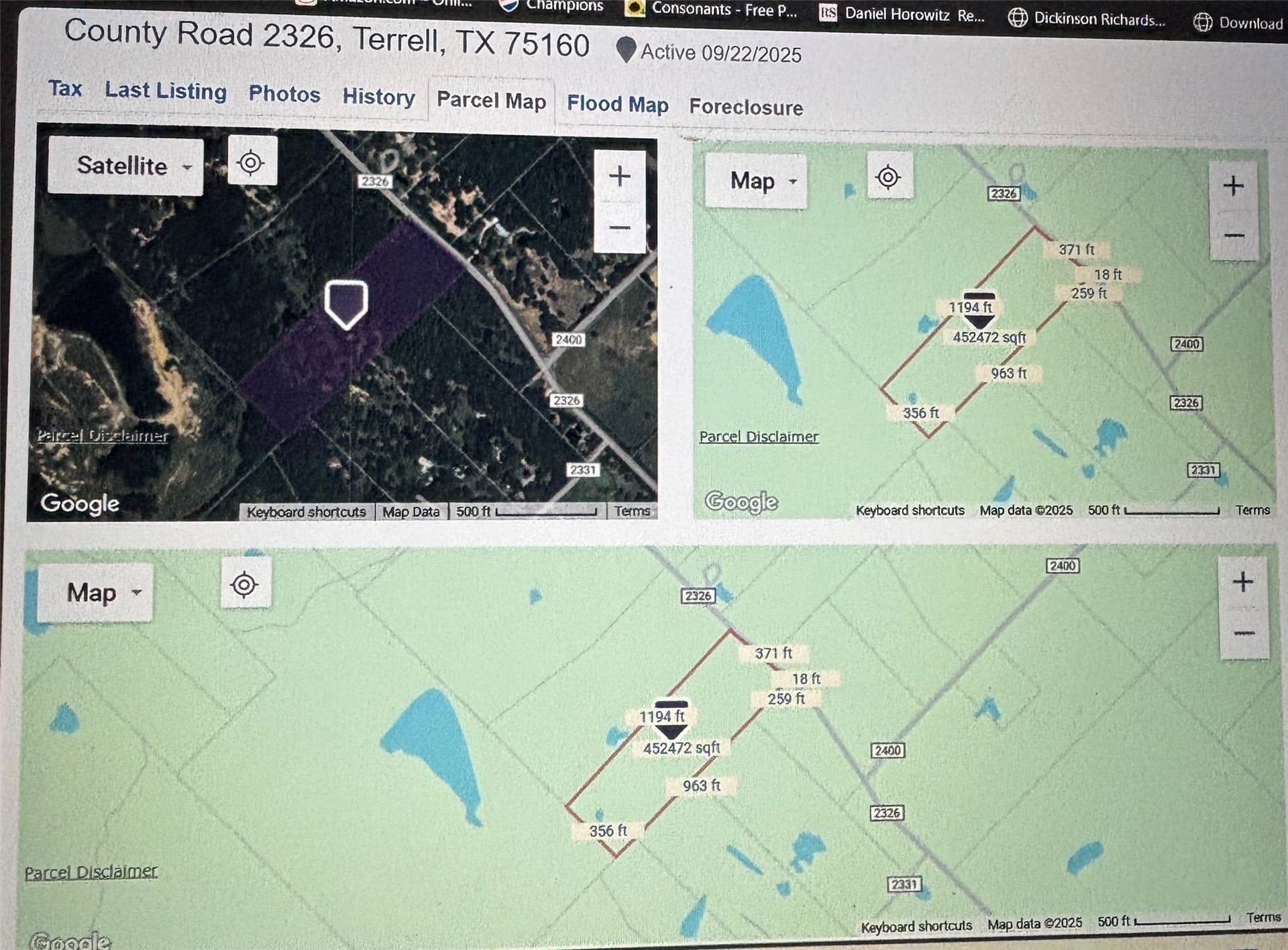 10.1 acres in Hunt County
