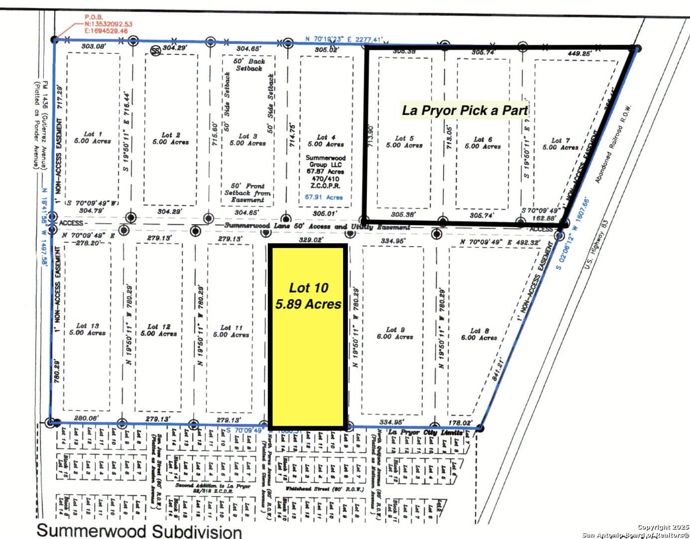5.89 acres in Zavala County