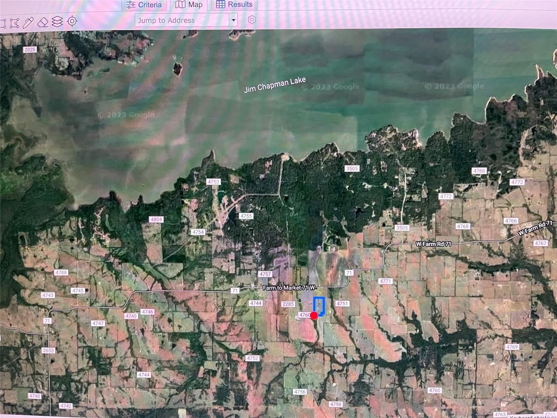 100 acres in Hopkins County