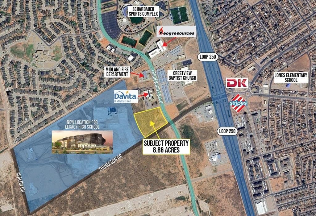 8.86 acres in Midland County