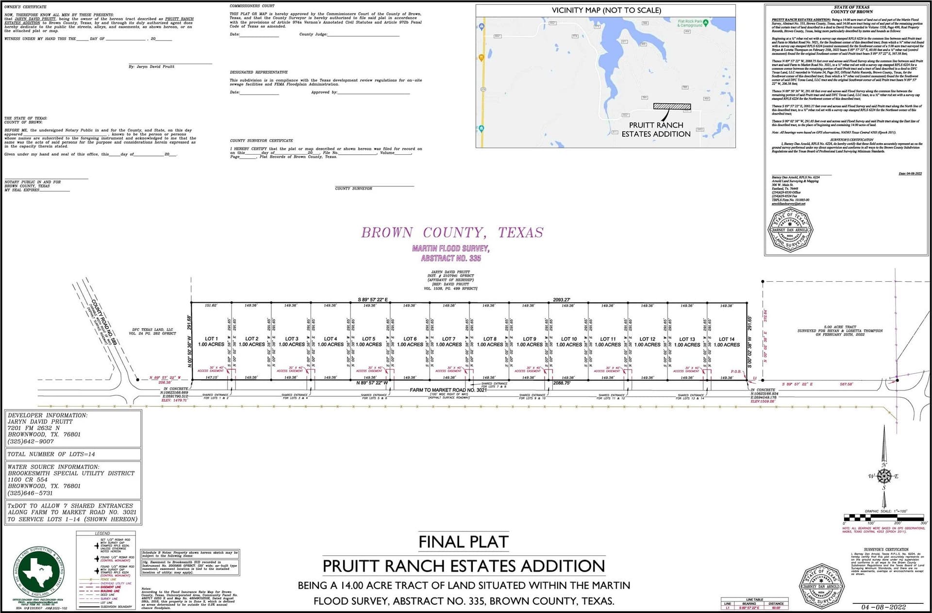 1 acres in Brown County