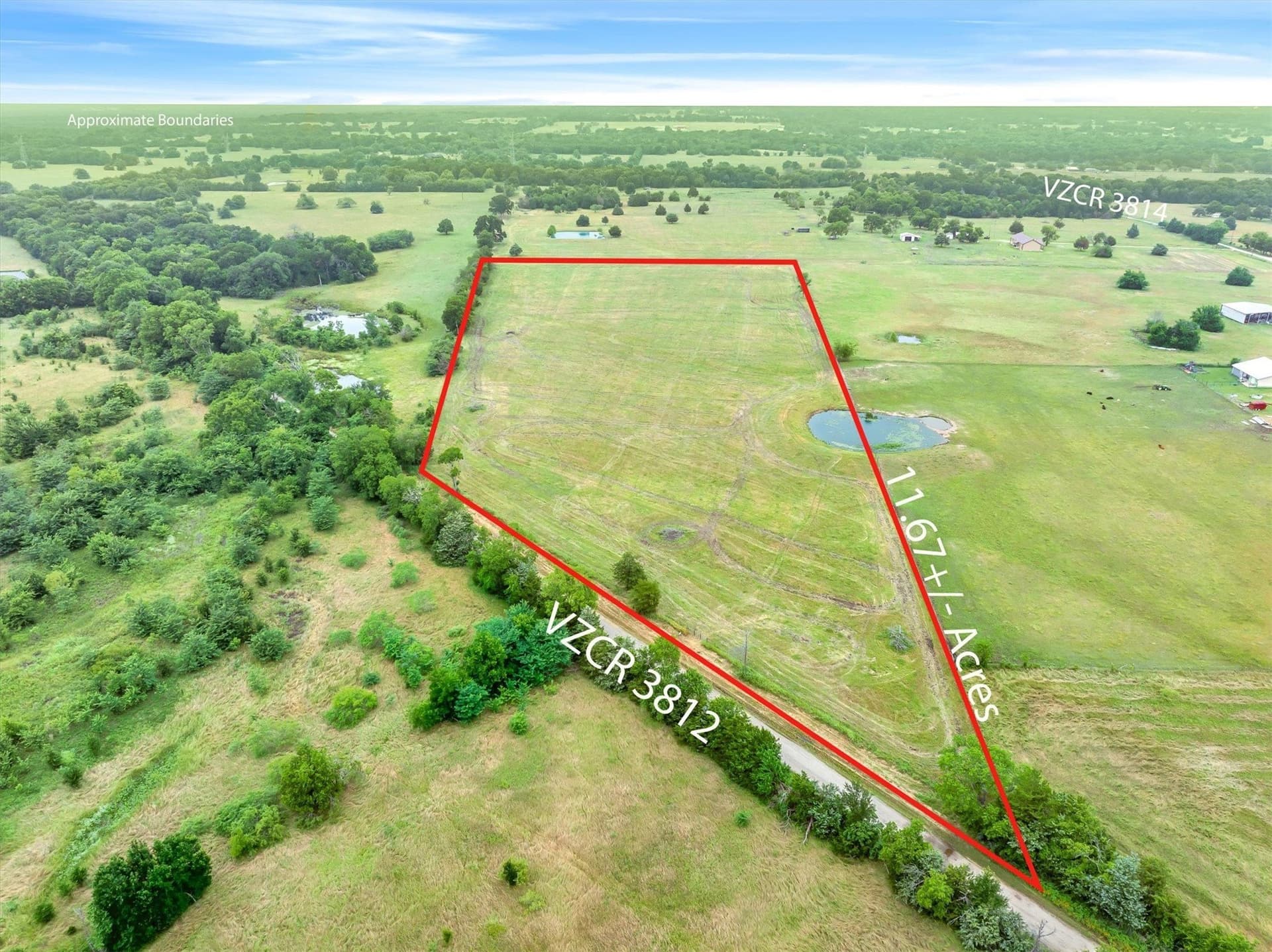 11.68 acres in Van Zandt County