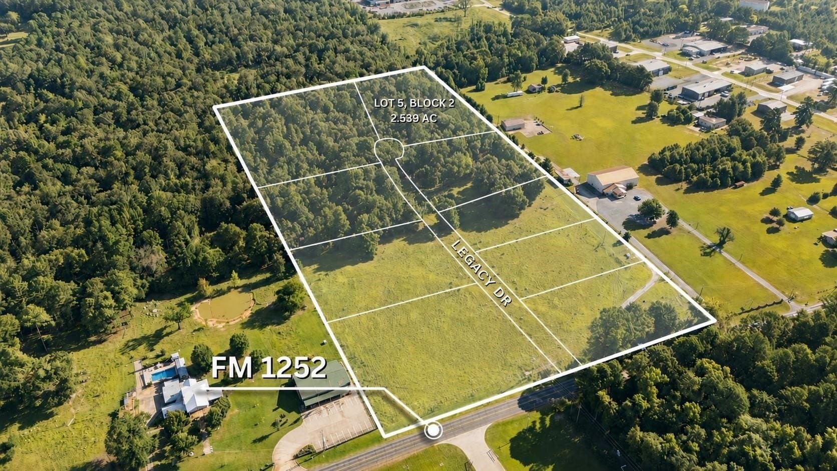 2.54 acres in Gregg County