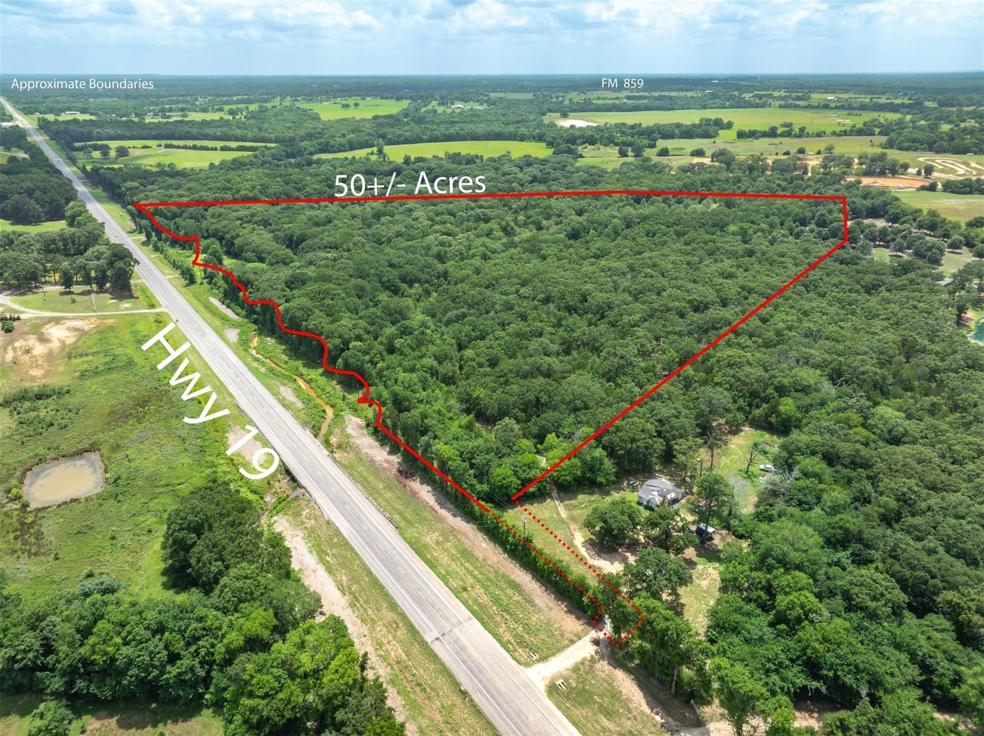 50 acres in Van Zandt County