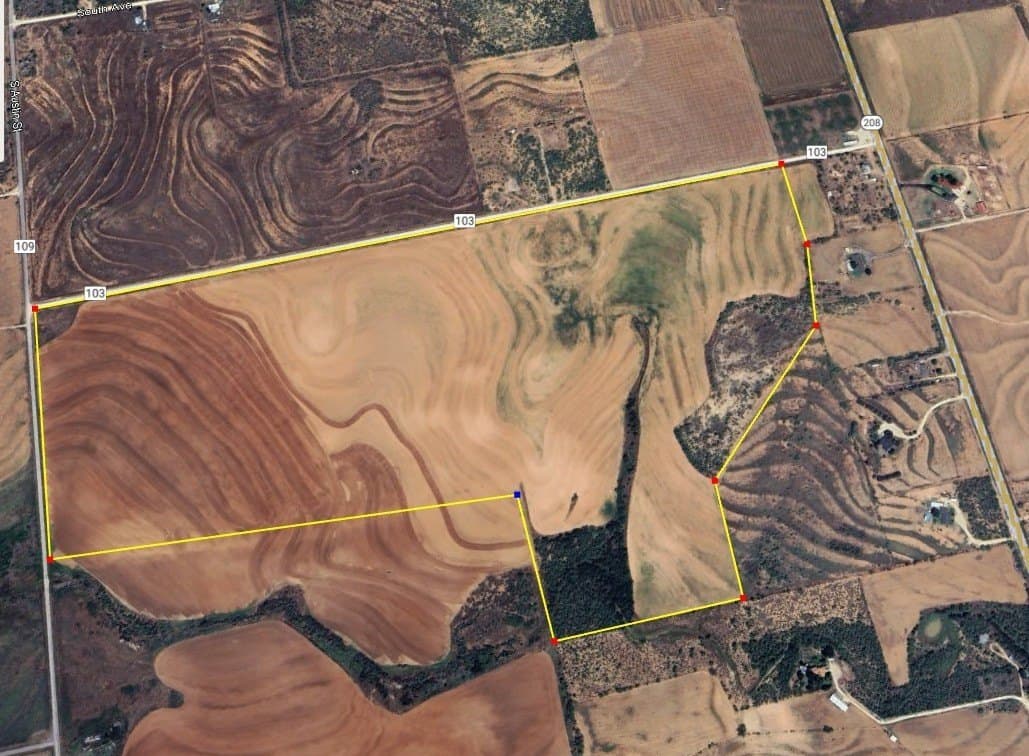 189.91 acres in Mitchell County
