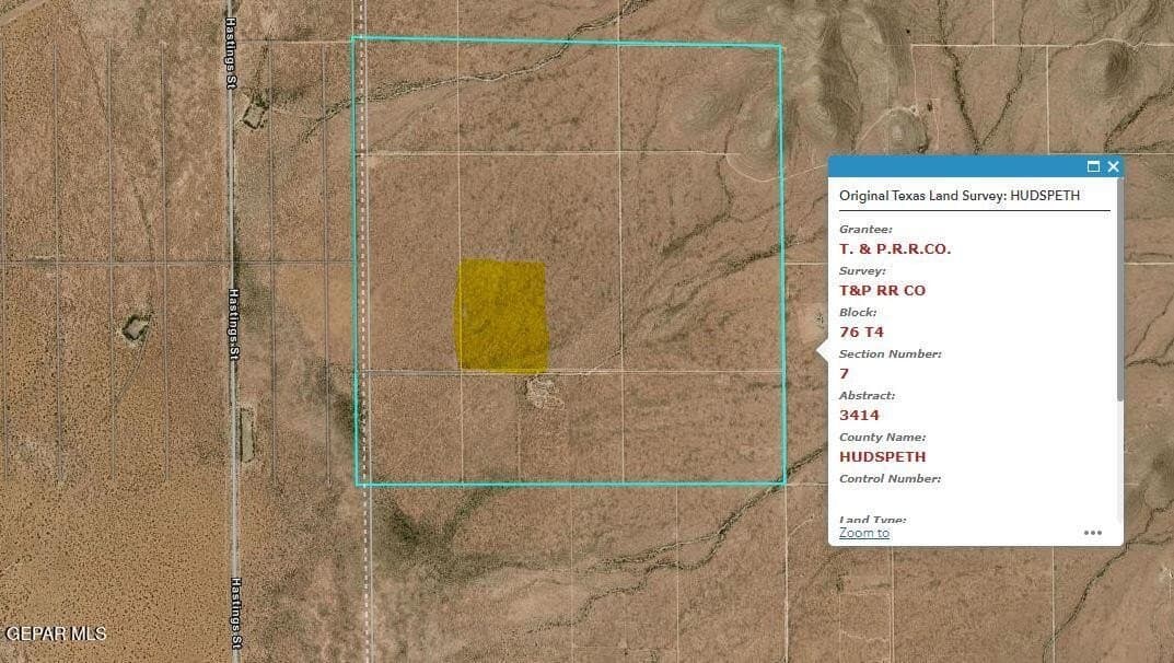 40 acres in Hudspeth County