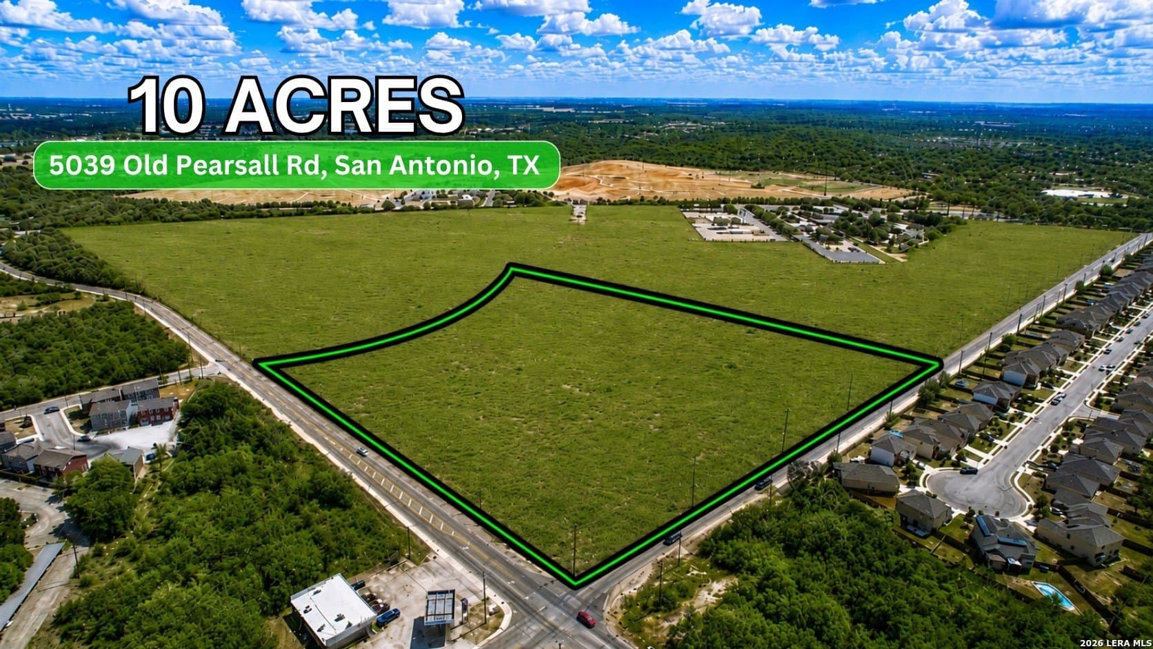 10.01 acres in Bexar County