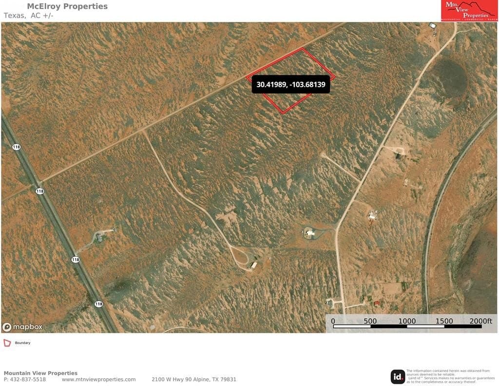 12.19 acres in Brewster County