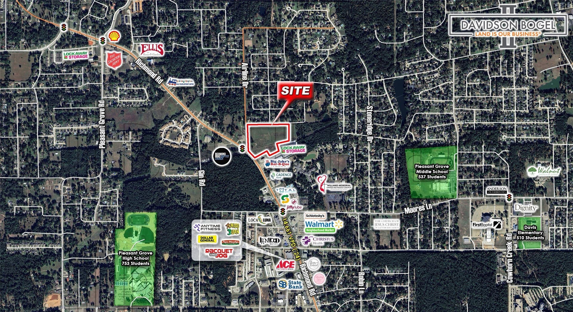 16.05 acres in Bowie County