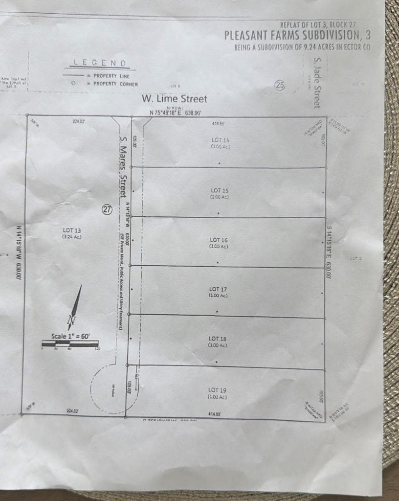 1 acres in Ector County