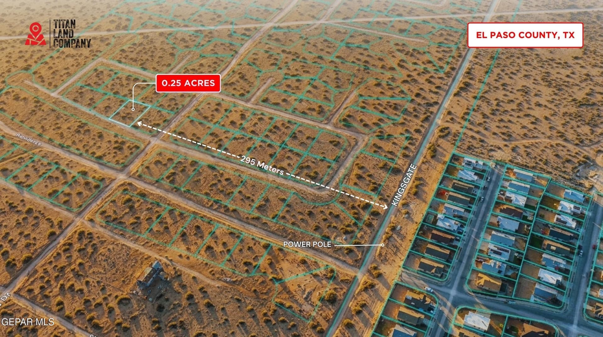 0.25 acres in El Paso County