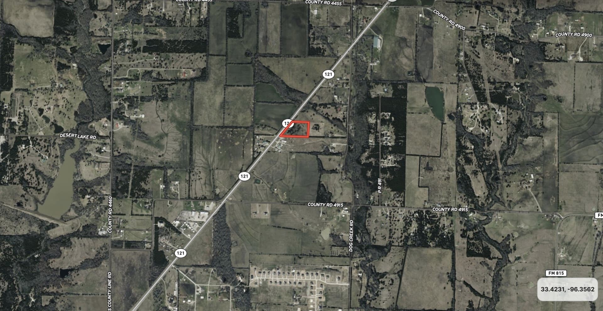 5 acres in Fannin County