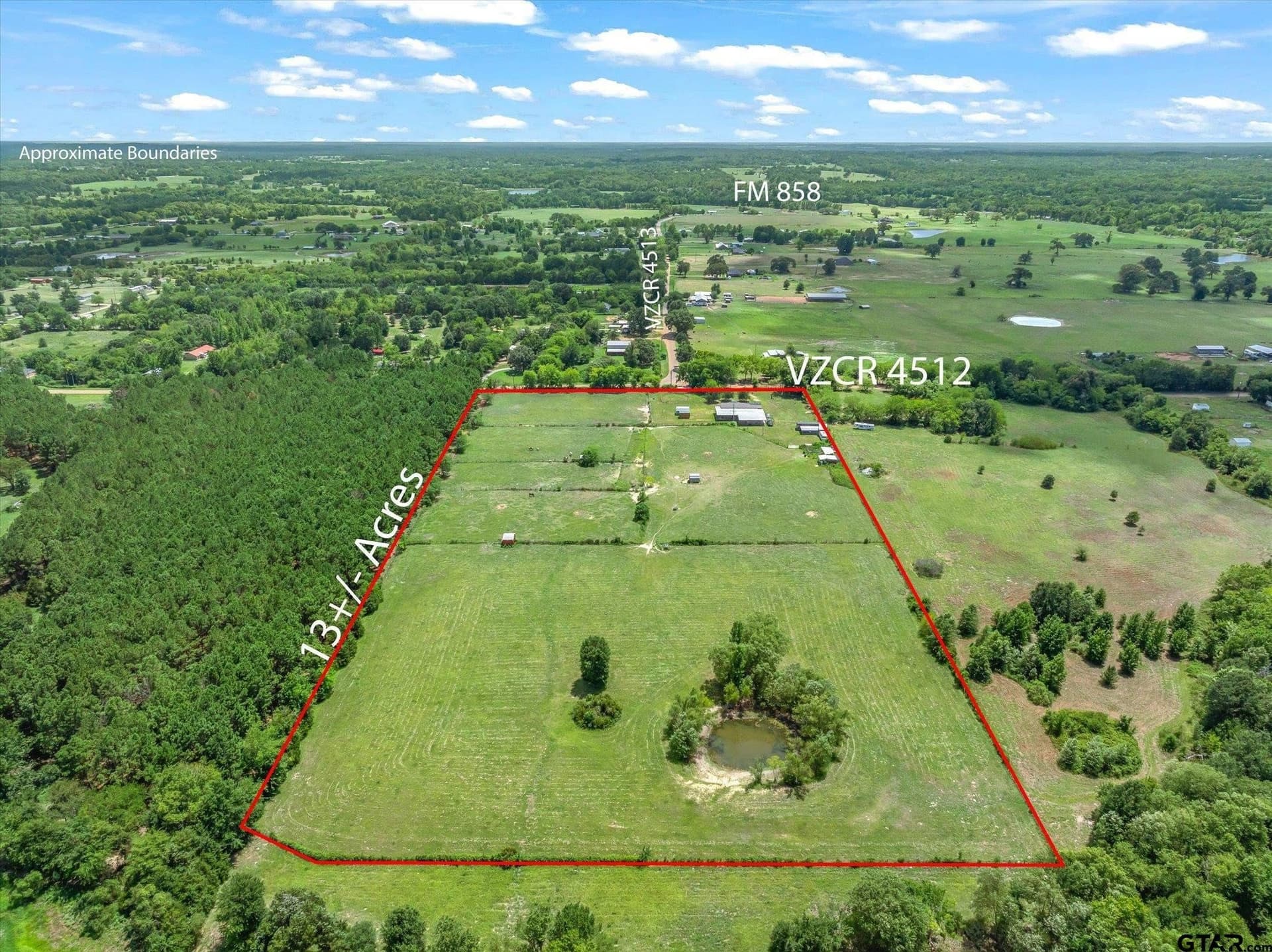 13.12 acres in Van Zandt County